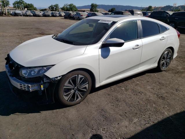 HONDA CIVIC EX 2018 with VIN JHMFC1F33JX013969 - Photo from auction