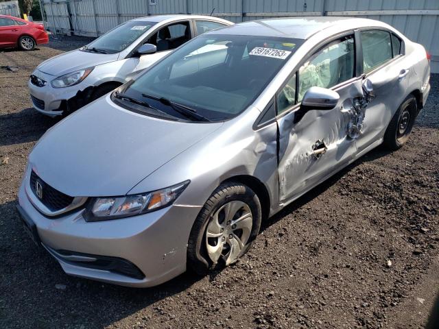 HONDA CIVIC LX 2015 with VIN 19XFB2E57FE070308 - Photo from auction