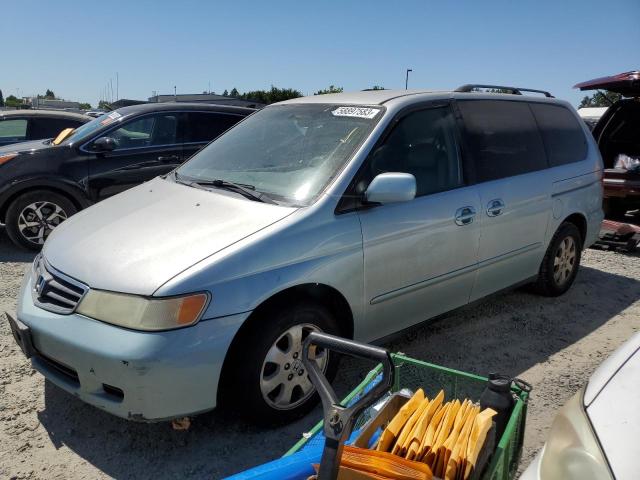 HONDA ODYSSEY EX 2002 with VIN 2HKRL18022H586084 - Photo from auction