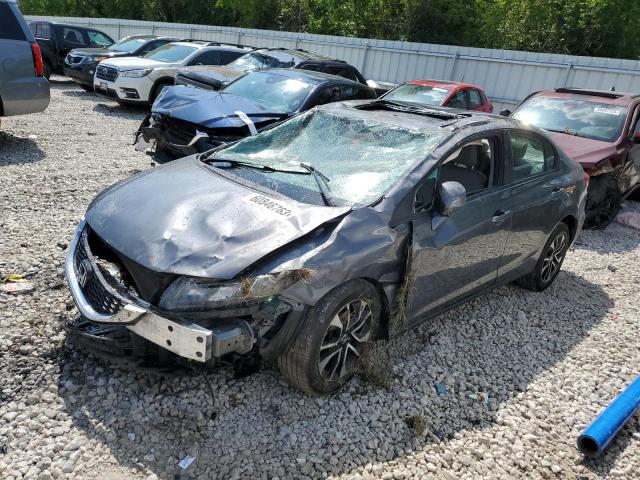 HONDA CIVIC EXL 2013 with VIN 19XFB2F92DE213566 - Photo from auction