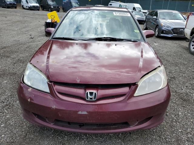 Photo 5 from auction – 2004 HONDA CIVIC EX with VIN 2HGES26704H621435
