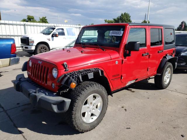 JEEP WRANGLER U 2014 with VIN 1C4BJWDG0EL119849 - Photo from auction