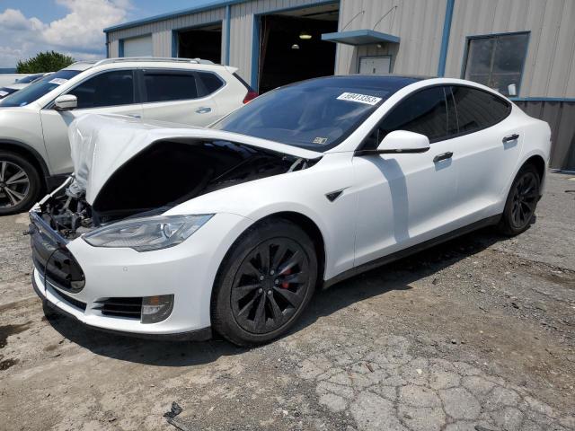 TESLA MODEL S 2014 with VIN 5YJSA1H12EFP52073 - Photo from auction