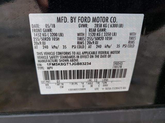 Photo 14 from auction – 2018 FORD EXPLORER S with VIN 1FM5K8GT1JGB83234