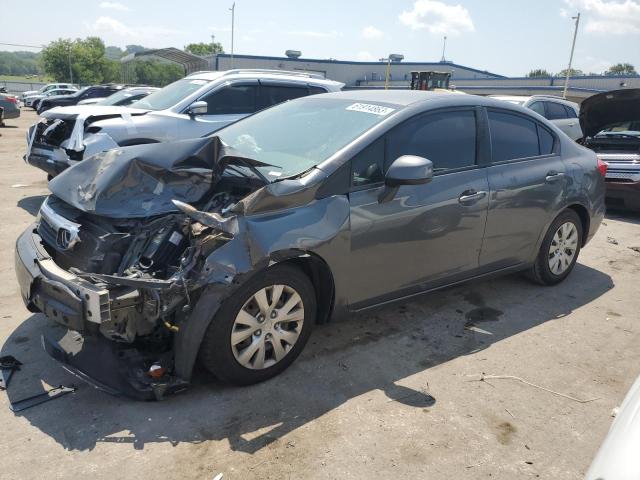 HONDA CIVIC LX 2012 with VIN 19XFB2F58CE036727 - Photo from auction