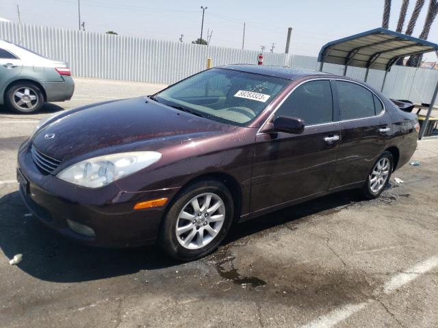 LEXUS ES 300 2003 with VIN JTHBF30G130121516 - Photo from auction