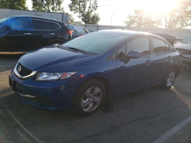 HONDA CIVIC LX 2013 with VIN 19XFB2F57DE066979 - Photo from auction