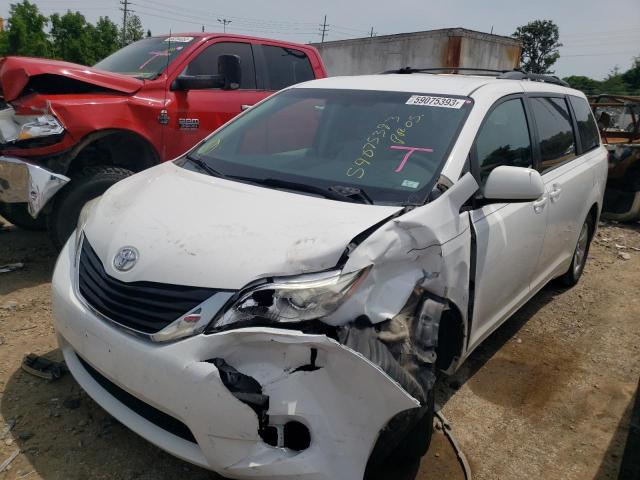 TOYOTA SIENNA LE 2014 with VIN 5TDKK3DC1ES438264 - Photo from auction