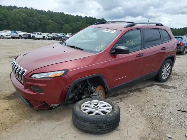 JEEP CHEROKEE S 2017 with VIN 1C4PJMAB7HD239990 - Photo from auction