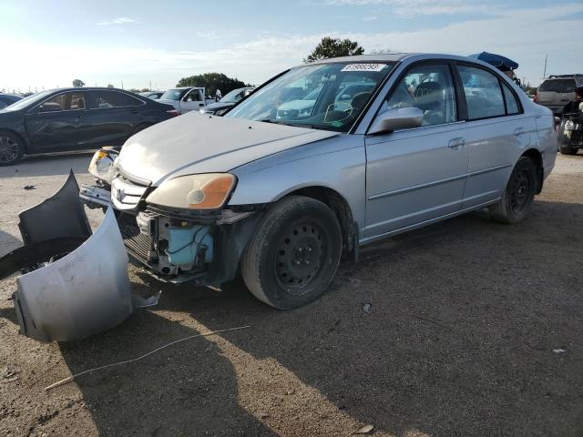 HONDA CIVIC EX 2001 with VIN 1HGES267X1L009015 - Photo from auction
