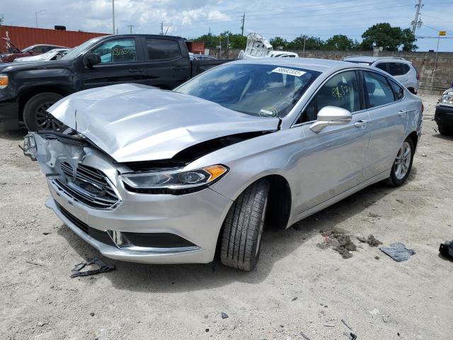 FORD FUSION SE 2018 with VIN 3FA6P0HD6JR262576 - Photo from auction