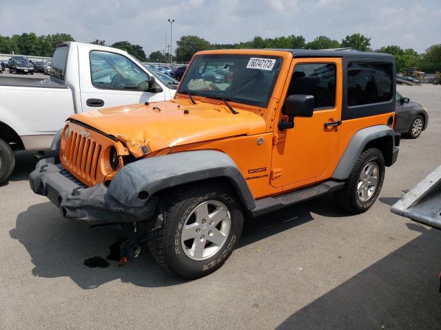 JEEP WRANGLER S 2012 with VIN 1C4AJWAG3CL167164 - Photo from auction