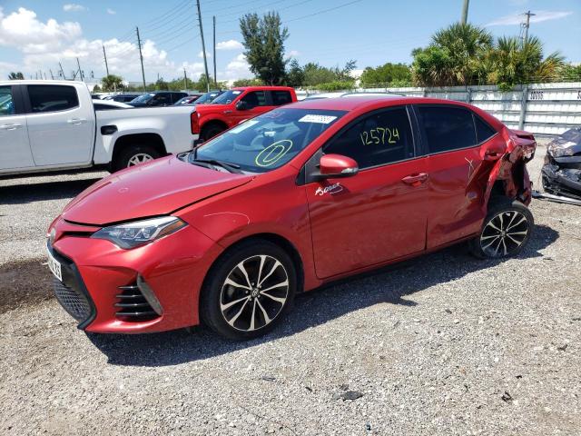 TOYOTA COROLLA L 2017 with VIN 5YFBURHE1HP649096 - Photo from auction