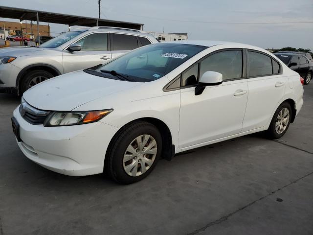 Photo 1 from auction – 2012 HONDA CIVIC LX with VIN 2HGFB2F53CH592112