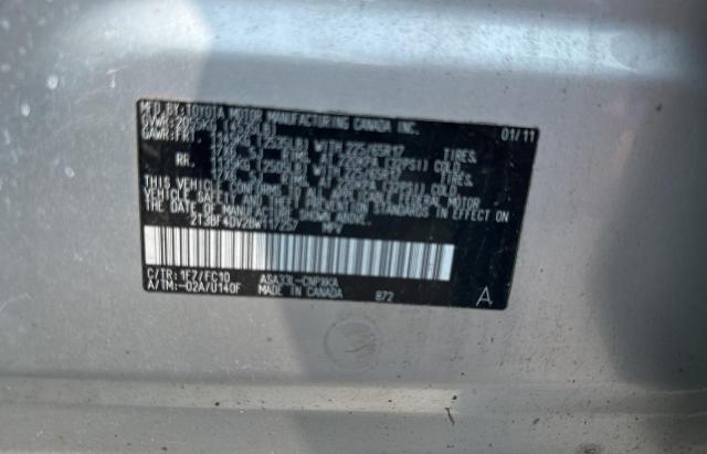 Photo 10 from auction – 2011 TOYOTA RAV4 with VIN 2T3BF4DV2BW117257