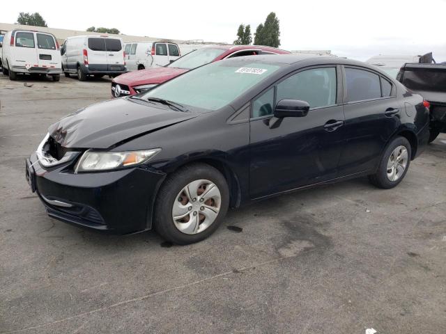 HONDA CIVIC LX 2015 with VIN 19XFB2F57FE260477 - Photo from auction