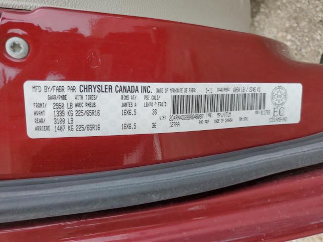 Photo 14 from auction – 2011 DODGE GRAND CARA with VIN 2D4RN4DG9BR648097