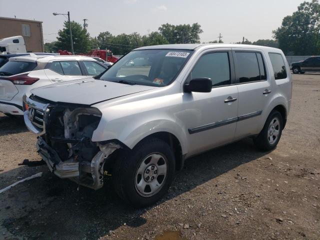 HONDA PILOT LX 2015 with VIN 5FNYF4H2XFB060859 - Photo from auction
