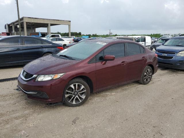 HONDA CIVIC EX 2014 with VIN 19XFB2F85EE008106 - Photo from auction