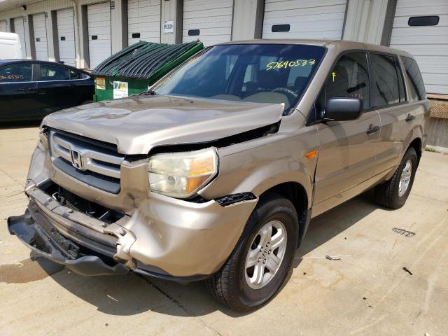 Photo 1 from auction – 2006 HONDA PILOT LX with VIN 5FNYF18146B005829