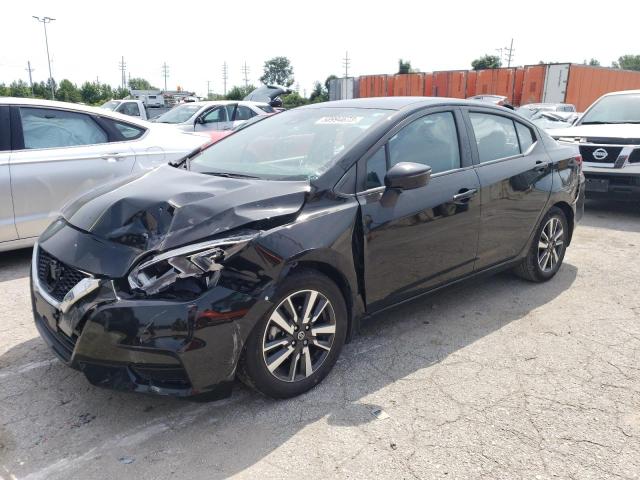 NISSAN VERSA SV 2021 with VIN 3N1CN8EV4ML838609 - Photo from auction