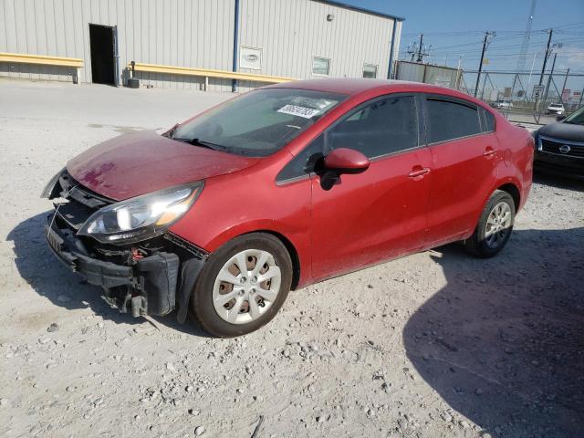 KIA RIO LX 2014 with VIN KNADM4A33E6400173 - Photo from auction