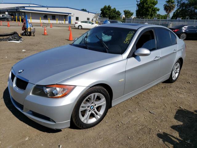 BMW 328 I 2008 with VIN WBAVA37518NL50156 - Photo from auction