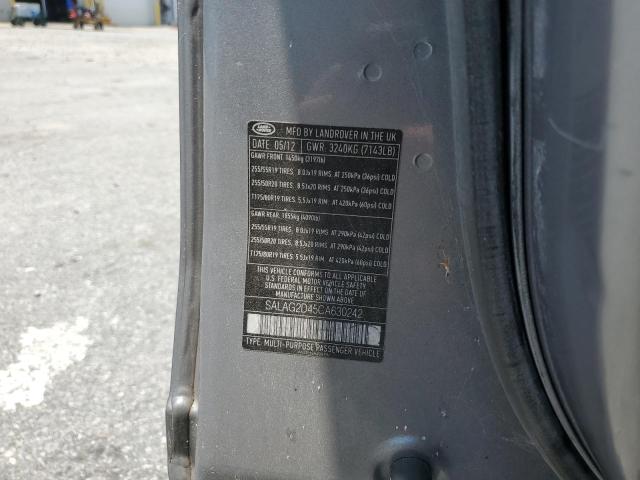 Photo 14 from auction – 2012 LAND ROVER LR4 HSE with VIN SALAG2D45CA630242