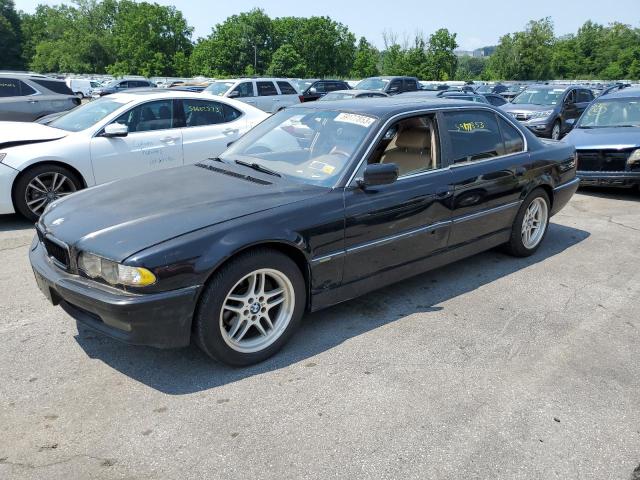 BMW 740 IL 2000 with VIN WBAGH8343YDP09981 - Photo from auction