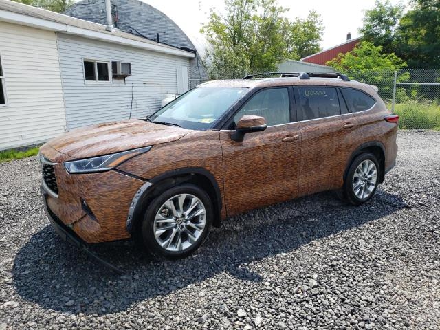TOYOTA HIGHLANDER 2023 with VIN 5TDXBRCH1PS575195 - Photo from auction