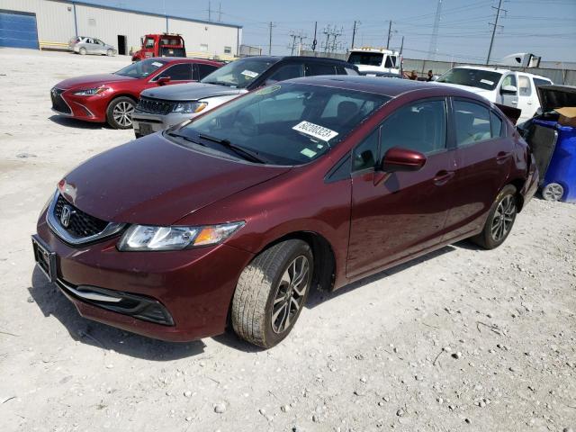 HONDA CIVIC EX 2015 with VIN 19XFB2F81FE244091 - Photo from auction