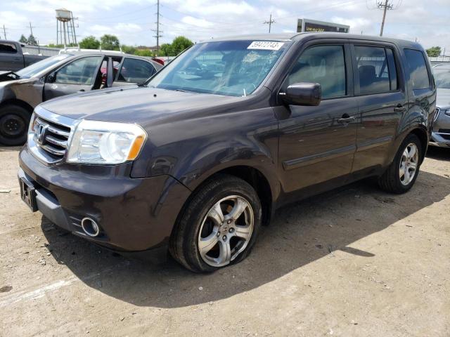 HONDA PILOT EX 2013 with VIN 5FNYF4H42DB045190 - Photo from auction
