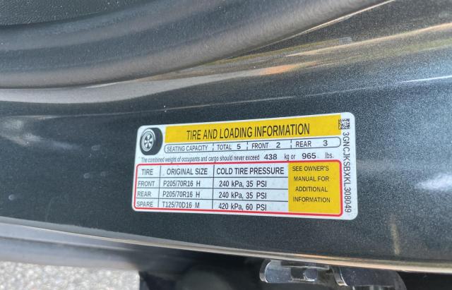 Photo 10 from auction – 2019 CHEVROLET TRAX LS with VIN 3GNCJKSBXKL308049