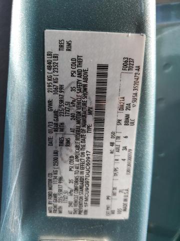 Photo 14 from auction – 2013 FORD ESCAPE SE with VIN 1FMCU9G97DUC60917