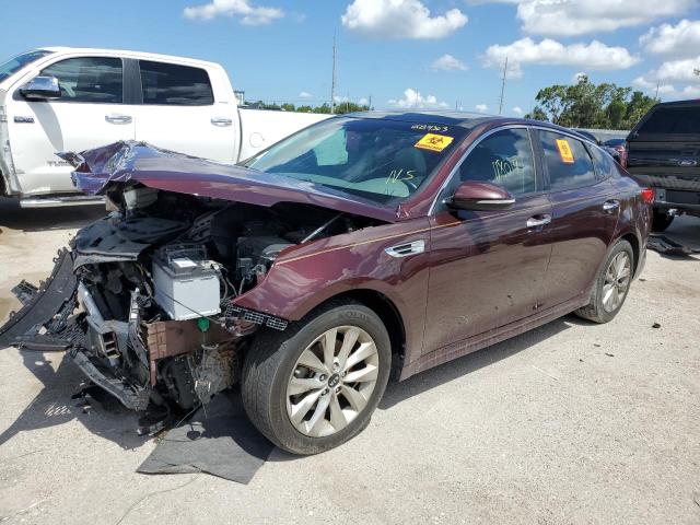KIA OPTIMA EX 2016 with VIN 5XXGU4L31GG011632 - Photo from auction