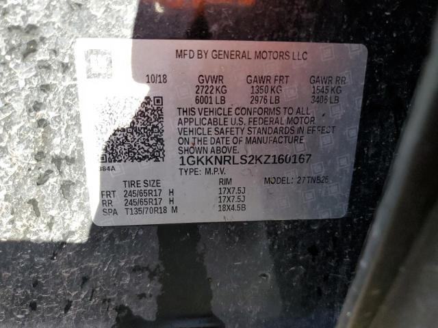 Photo 14 from auction – 2019 GMC ACADIA SLE with VIN 1GKKNRLS2KZ160167