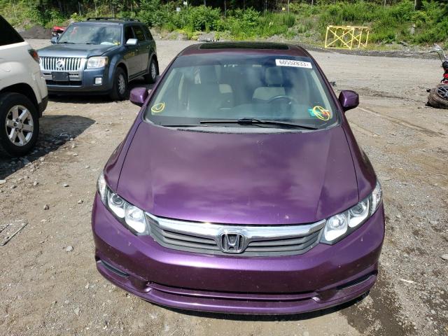 Photo 5 from auction – 2012 HONDA CIVIC EX with VIN 2HGFB2F89CH534967