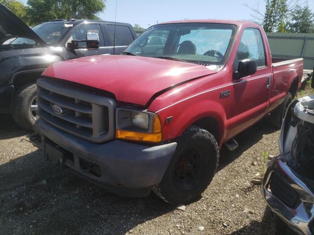 FORD F250 SUPER 2001 with VIN 3FTNF20LX1MA64152 - Photo from auction