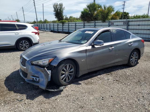 INFINITI Q50 BASE 2016 with VIN JN1CV7AR4GM253073 - Photo from auction