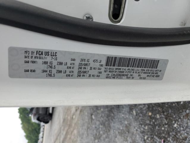 Photo 14 from auction – 2016 JEEP COMPASS LA with VIN 1C4NJDEB8GD802402