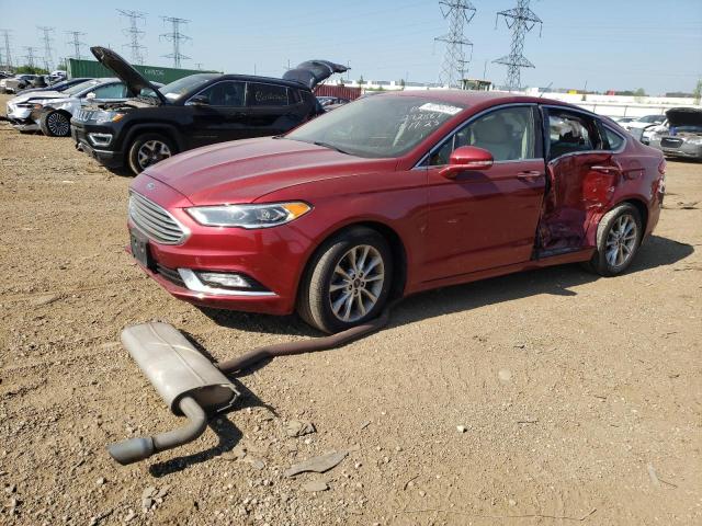 FORD FUSION SE 2017 with VIN 3FA6P0HD4HR272887 - Photo from auction