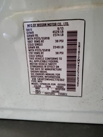 Photo 14 from auction – 2014 NISSAN ROGUE S with VIN 5N1AT2MV4EC770362