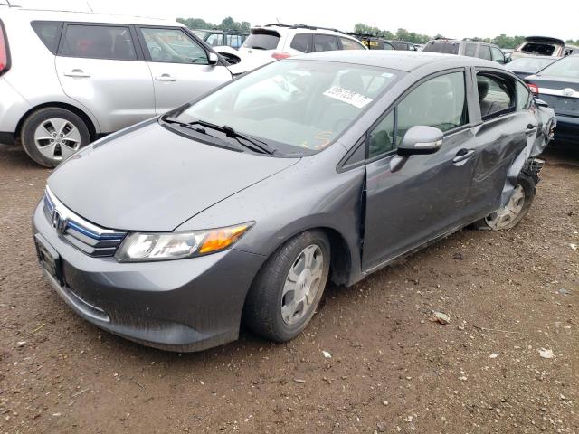 HONDA CIVIC HYBR 2012 with VIN JHMFB4F37CS001859 - Photo from auction