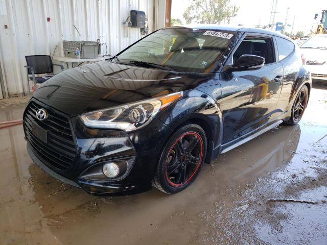HYUNDAI VELOSTER T 2015 with VIN KMHTC6AE5FU233242 - Photo from auction