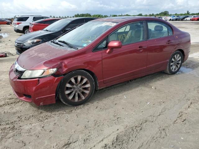 HONDA CIVIC EXL 2010 with VIN 2HGFA1F95AH528084 - Photo from auction