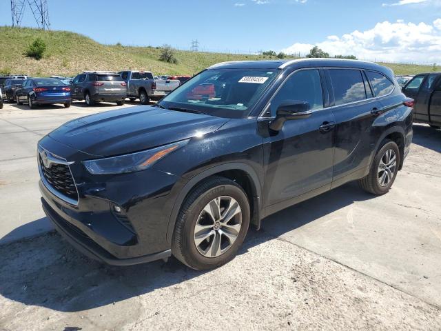 TOYOTA HIGHLANDER 2022 with VIN 5TDGZRBH5NS561164 - Photo from auction