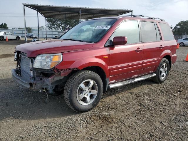 HONDA PILOT EX 2007 with VIN 5FNYF28467B020012 - Photo from auction