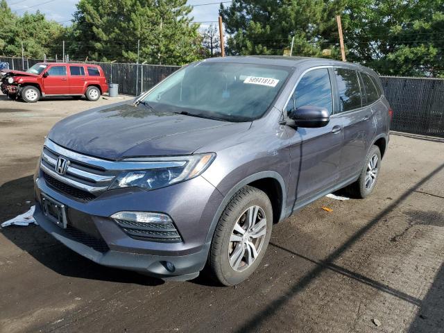 HONDA PILOT EXL 2018 with VIN 5FNYF6H53JB054058 - Photo from auction