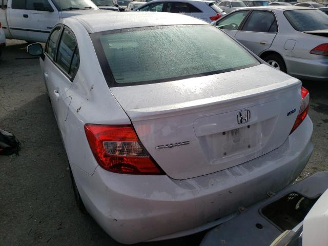 Photo 6 from auction – 2012 HONDA CIVIC HF with VIN 2HGFB2F66CH566371