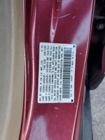Photo 14 from auction – 2005 HONDA CR-V EX with VIN SHSRD78805U337736
